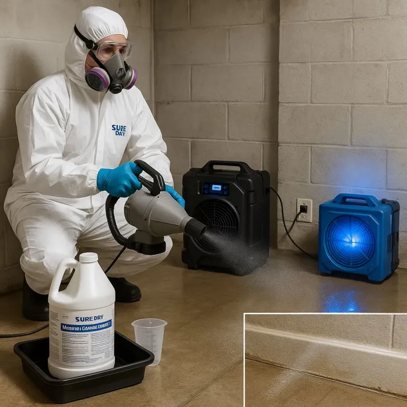 Sanitization and Odor Removal process in Greenfield, MA
